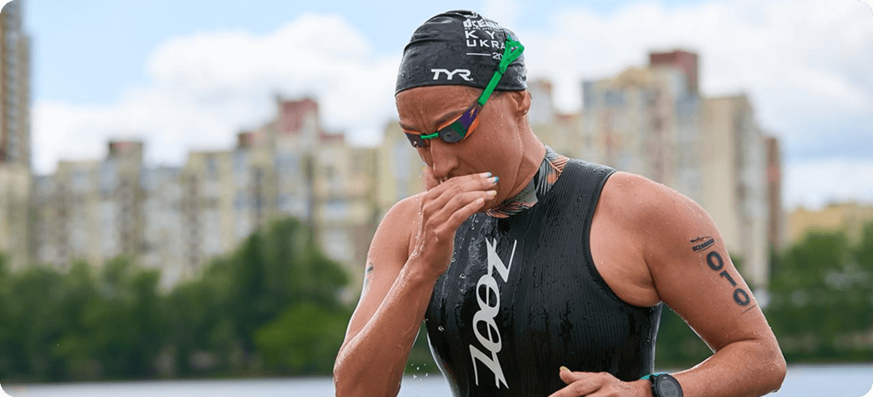 Ганна на тренуванні