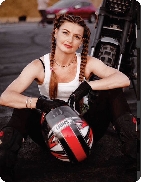 Наталія після мото